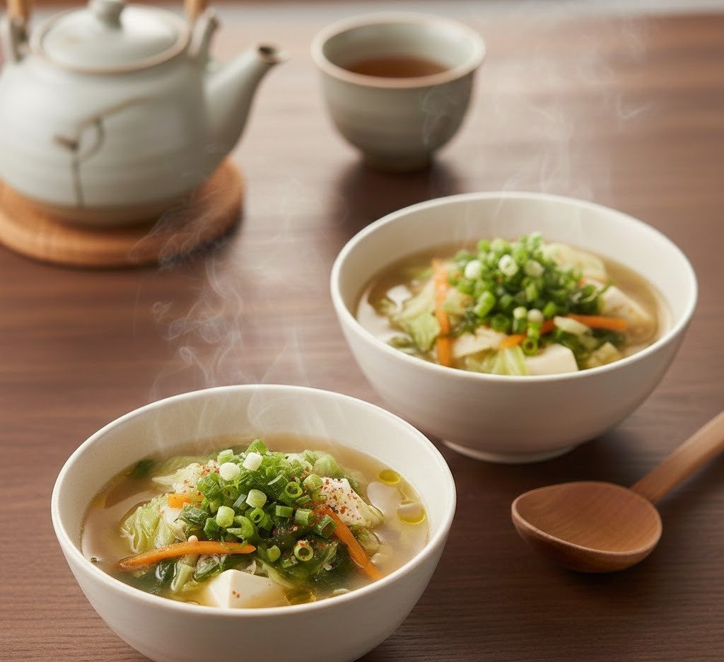 Cabbage Miso Soup Recipe