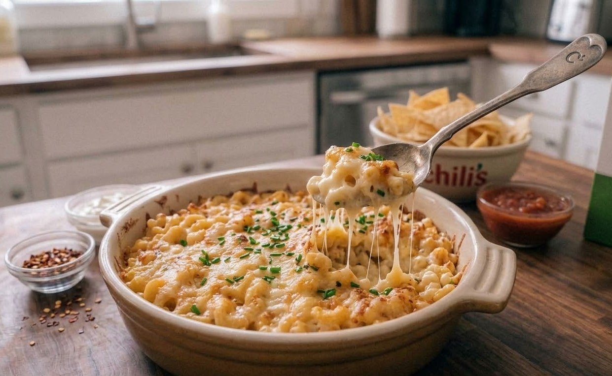 Chilis White Cheddar Cac and Cheese Recipe