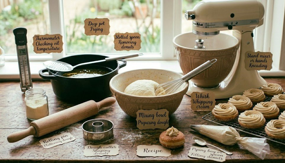 Korean Milk Cream Donut Recipe