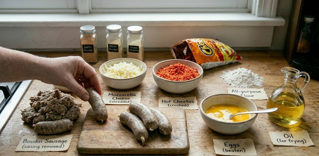 Hot Cheeto Boudin Balls Recipe