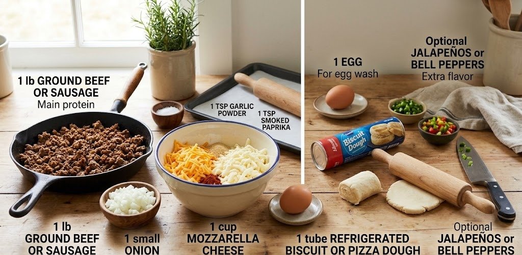 Alabama Hot Pockets Recipe equipment