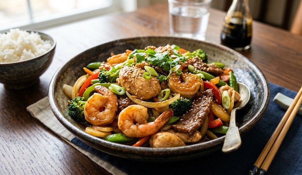 Triple Delight Chinese Food Recipe