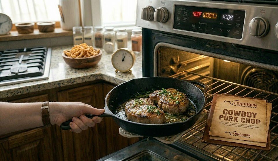 Longhorn Steakhouse Cowboy Pork Chop Recipe