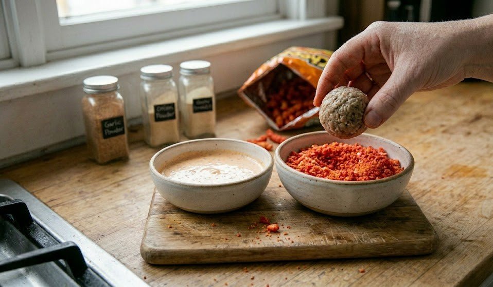 Hot Cheeto Boudin Balls Recipe