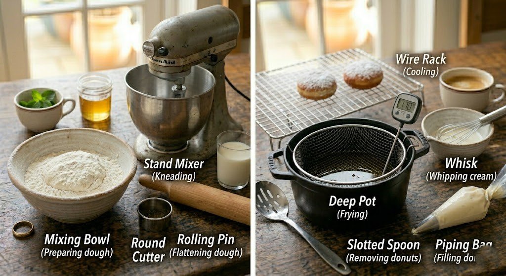 Korean Milk Cream Donut Recipe