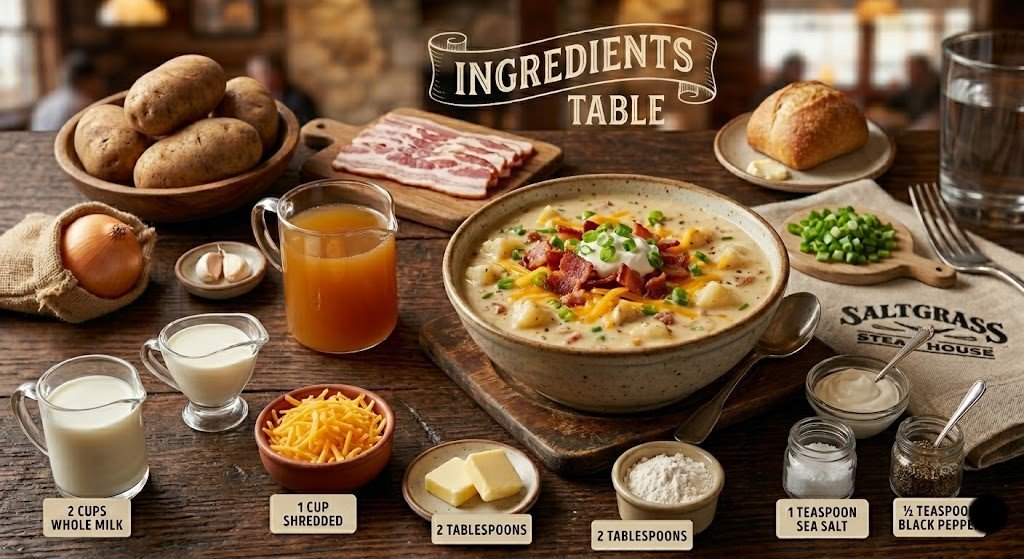 Saltgrass Baked Potato Soup Recipe