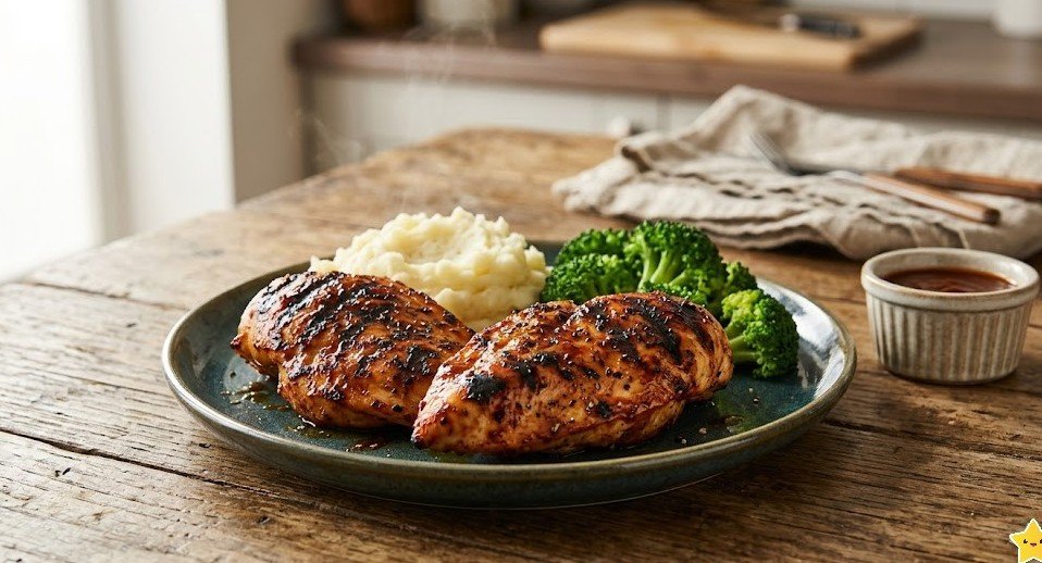 Outback Steakhouse Grilled Chicken on the Barbie Recipe